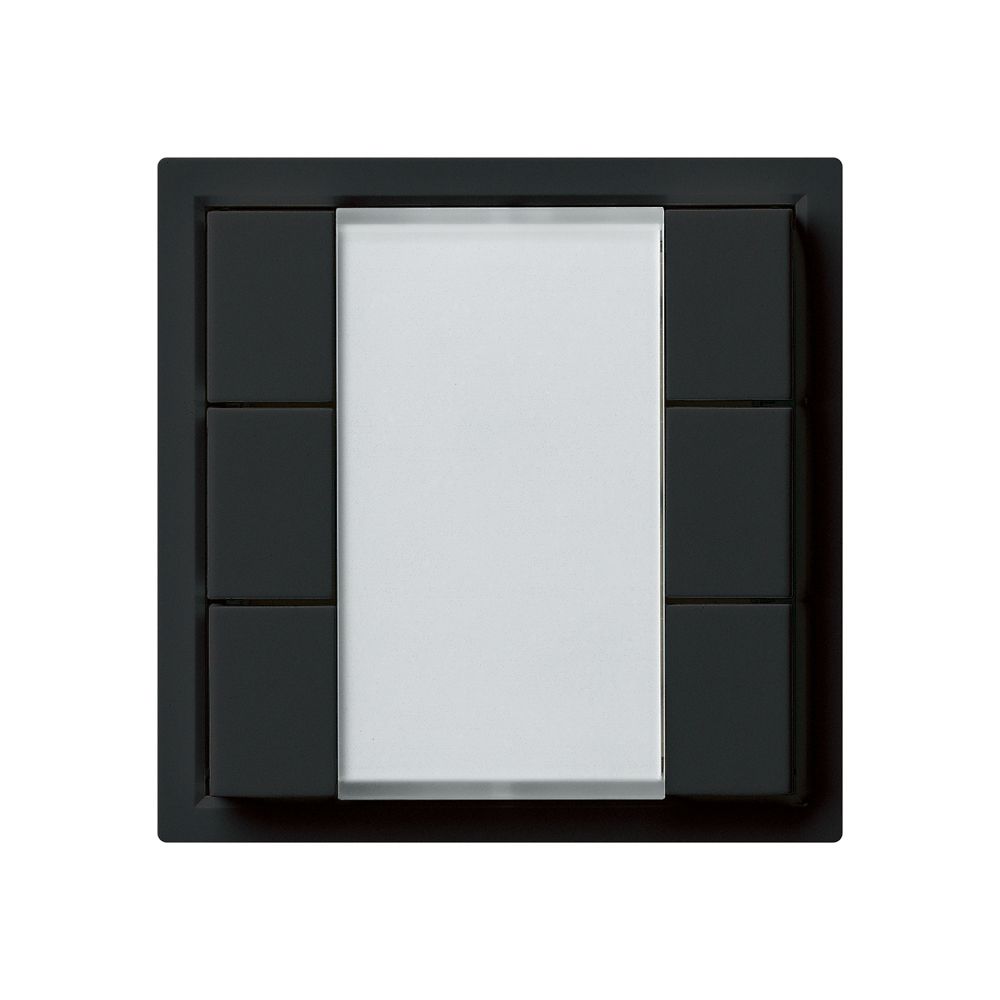 Poussoir multifonction ENC KNX kallysto sextuple noir