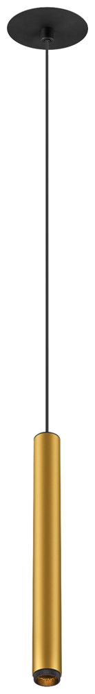 LED-Pendelleuchte SLV GRIP SPOT S 10W 620lm 3000K DIM Ø30×306mm gold