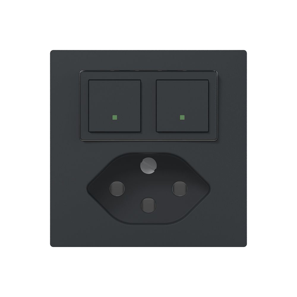 Kombination ABB Sidus E Sensor/Aktor free@home anthrazit