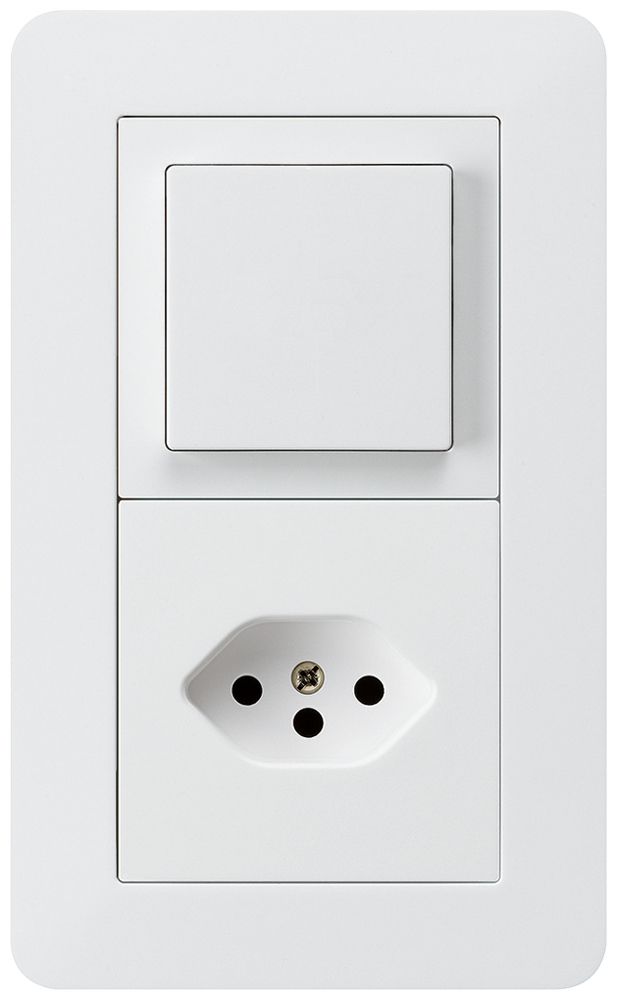 Combinaison ENC kallysto.trend grd.I-I verticale poussoir+type 13 blanc