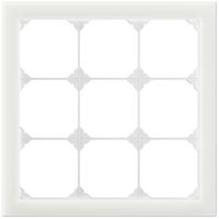 Telaio di copertura INC EDIZIO.liv prestige SNAPFIX® 3×3 214×214mm vetro bi