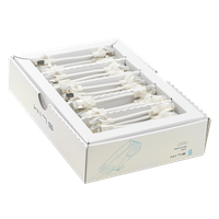 SLIM Patchkabel: 10cm, weiss, 50-Pack Cat.6A, U/FTP, LSOH, Klinke unbrechbar