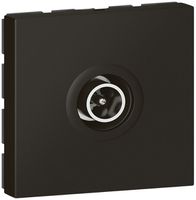 Presa antenna TV MOS 2 moduli nero opaco