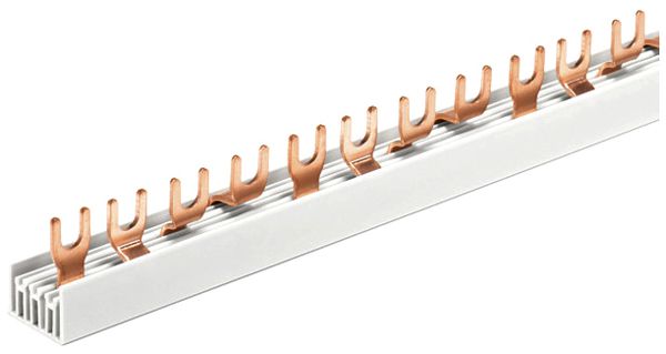 Kammschiene WM G-4L-210/16 C 12×Gabelform 17.8mm 80A 16mm² grau