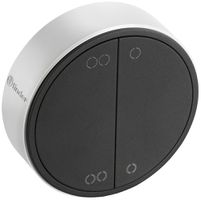 RF-Handsender YESLY, 4-Kanal, Bluetooth, batterielos, rund, schwarz/grau