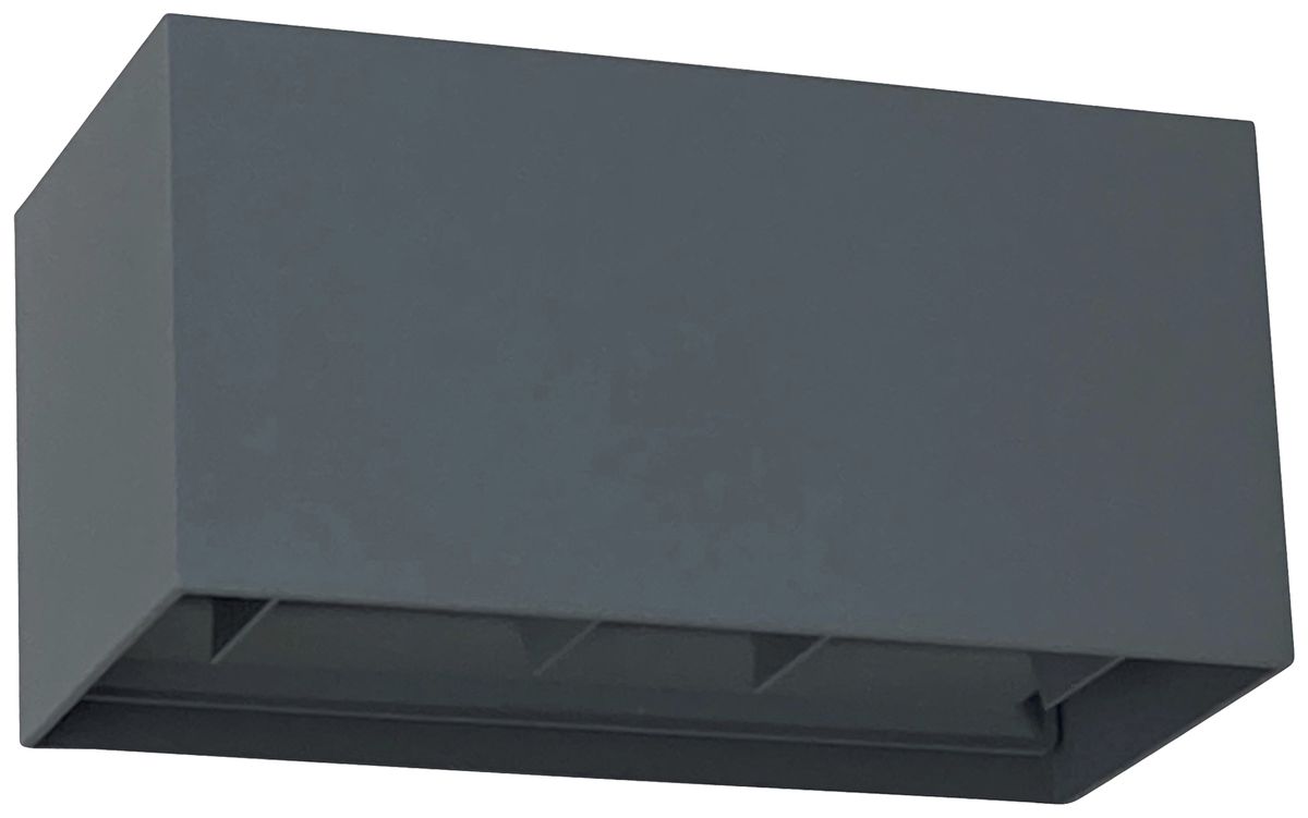 Applique LED Z-Licht Doppelwürfel 20W 4×500lm 3000K IP65 gris