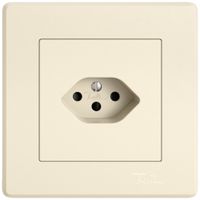 UP-Steckdose EDIZIO.liv SNAPFIX® 1×T13 mit Shutter cr