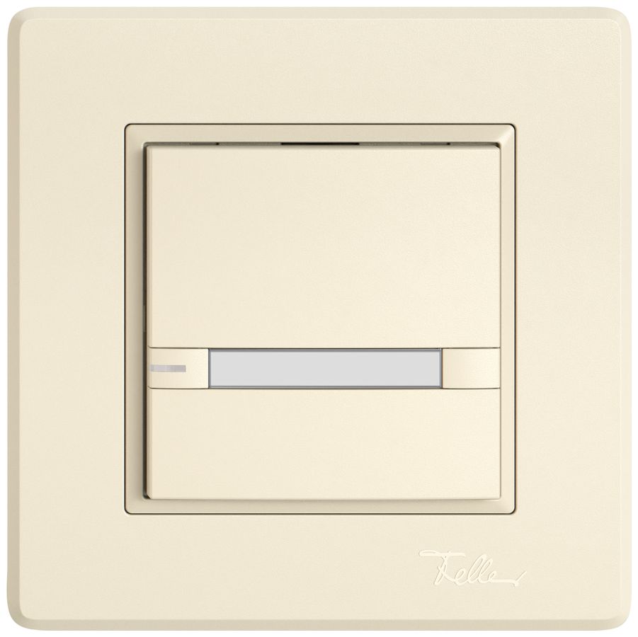 UP-Universaltaster EDIZIO.liv UNI SNAPFIX® m.LED RGB 1× 2-Tbed.Pap.cr