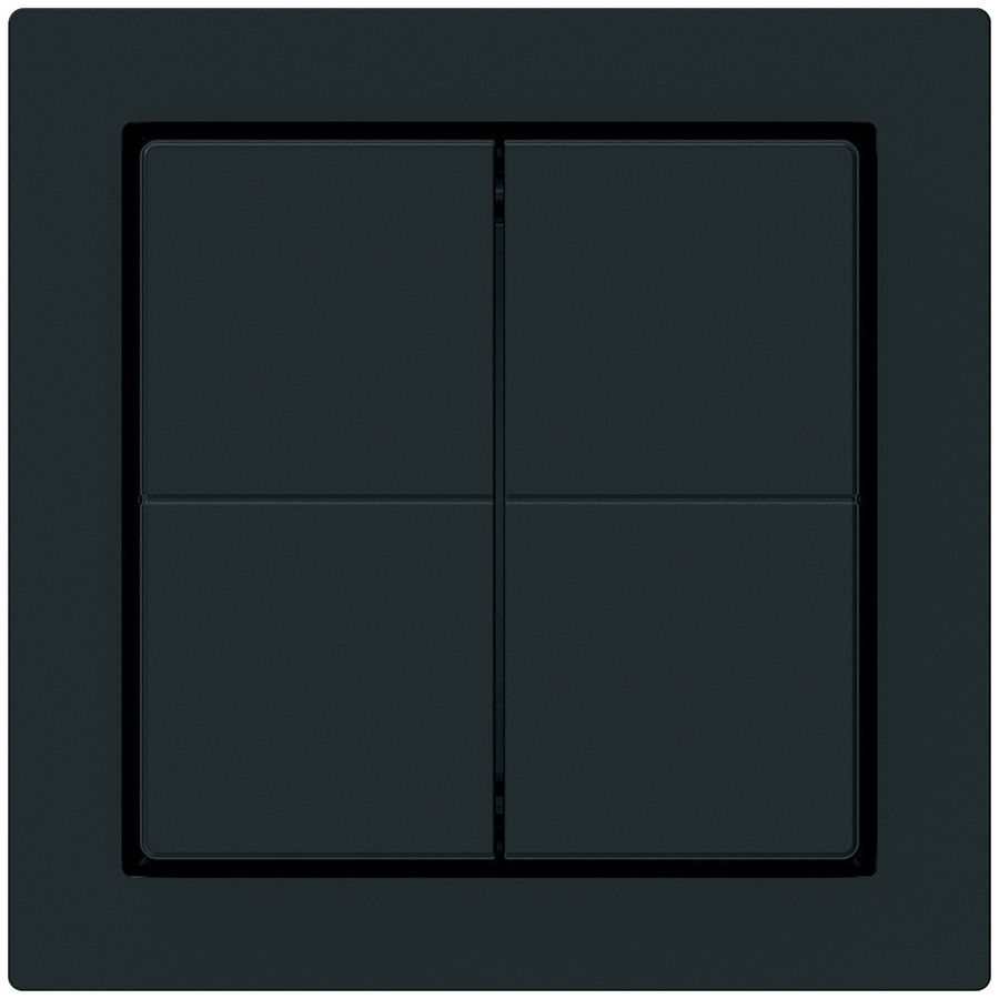 Funktaster Friends of Hue KAL, 4×, 60×60mm, schwarz