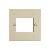 Placca frontale 4×RJ45 ITplus EDIZIOdue vanille