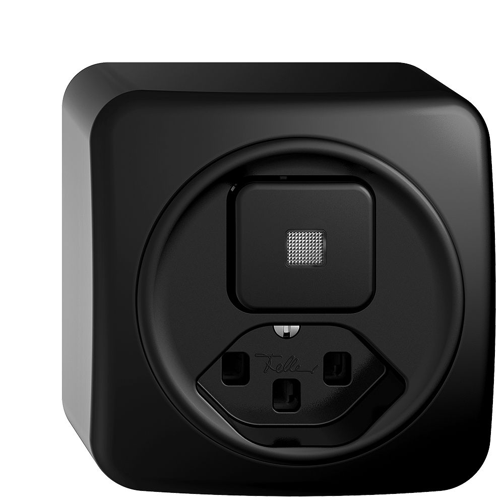 AP-Leuchtkombination 3/1L+T23 schwarz, LS STANDARDdue mit Linse, LED gelb