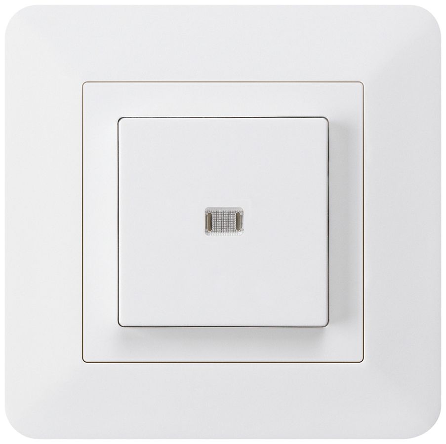 UP-Leuchtdruckschalter kallysto.trend 6/1L weiss