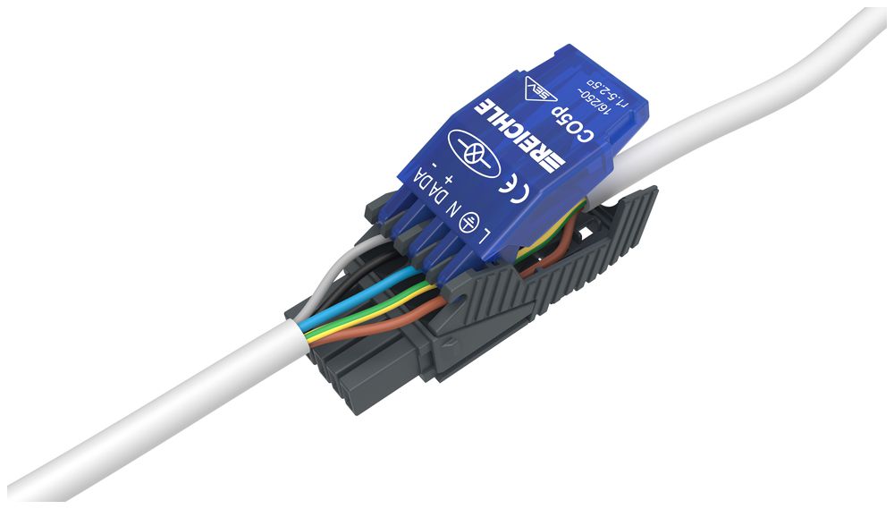 Rundkabeladapter CO5p R&M 5×1.5…2.5mm² 16A/240V DALI