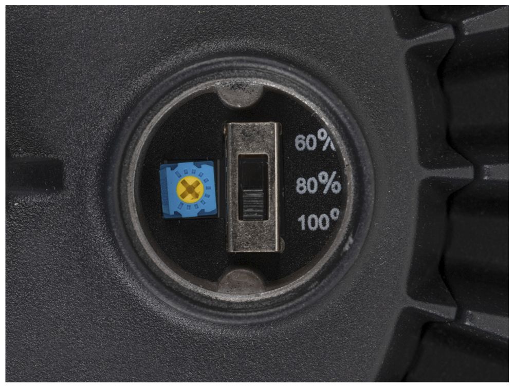 Proiettore capannone LED SLV HIGHBAY C 340 100W 17500lm 840 IP65 VWB Ø340 nero