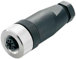 Stecker Weidmüller SAIB Buchse gerade Schraub M12 0.75mm² 6…8mm 3L