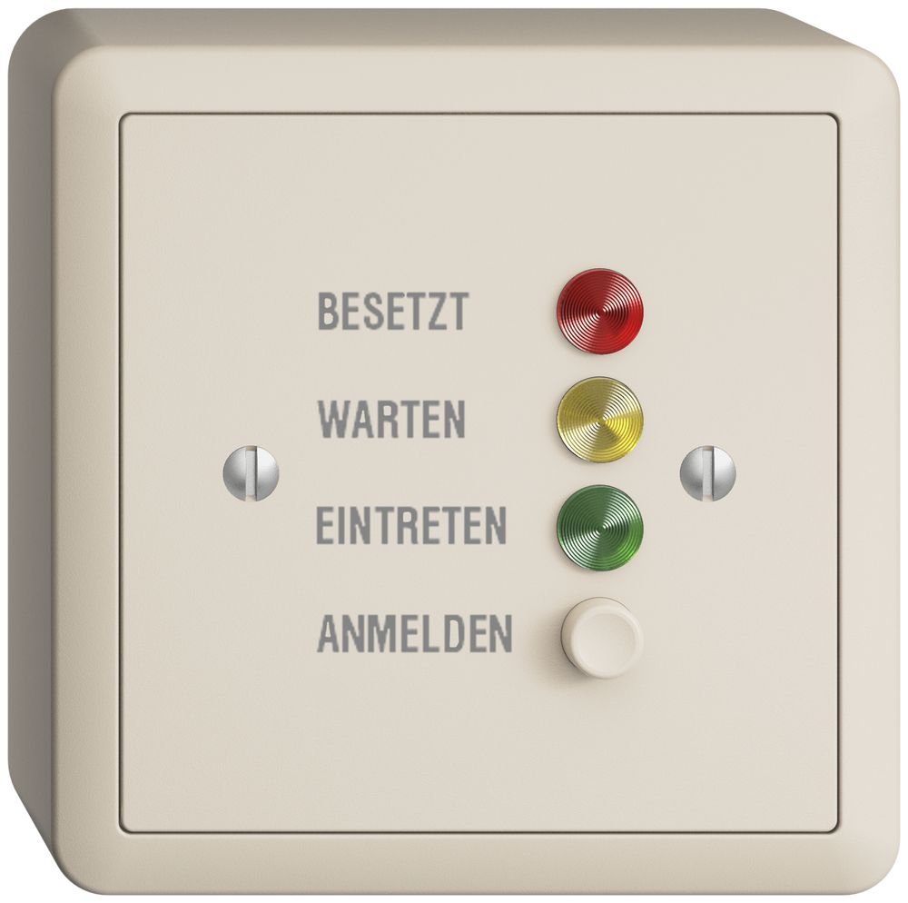 AP-Türstation für Rufleuchte deutsch, EDIZIOdue crema