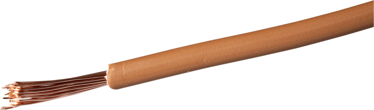 T-Litze halogenfrei 1.5mm² braun Eca, Spule à 100m