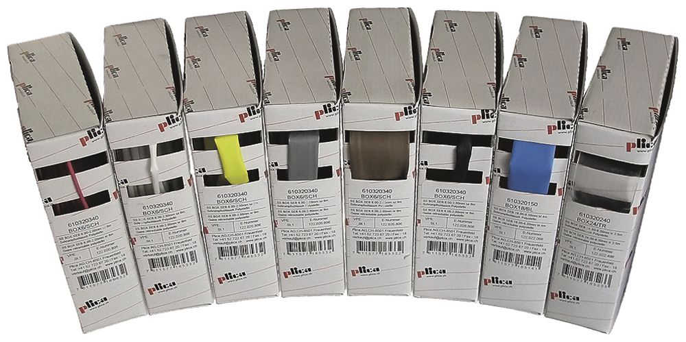 Guaina retrattile 3:1 24/8 bianco box con 2.5m