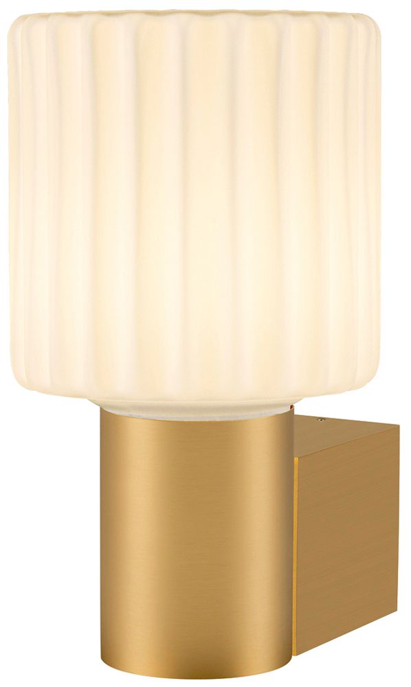 Wandleuchte SLV VARYT E14 1×6W IP44 DIM 119×60×80mm Messing