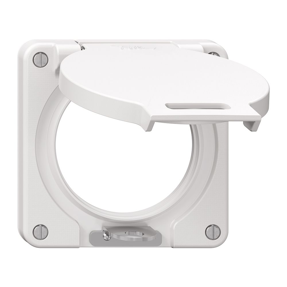 Deckel mit Klappdeckel NEVO Ø60mm abschliessbar ws (Dicht.ws)