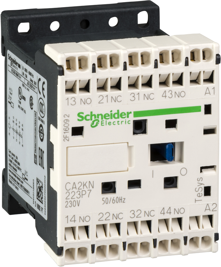 Hilfschütz 10A mit Diode 4 Hilfskontakte als 3S+ 1Ö