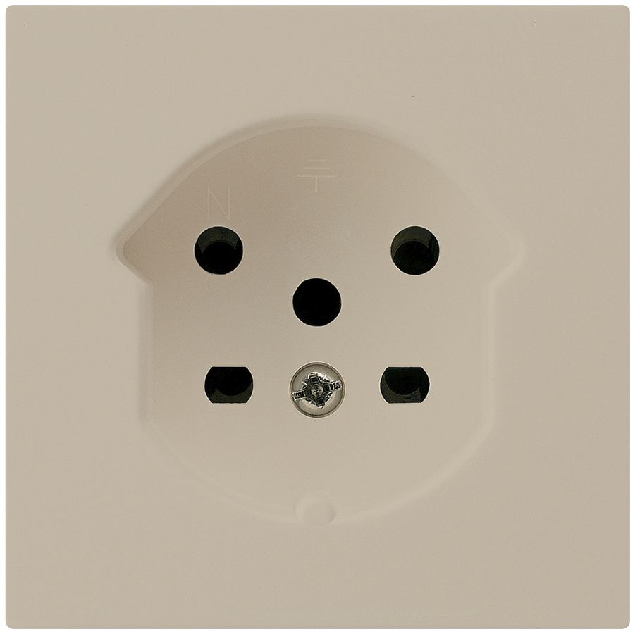 Steckdose kallysto T15 beige Schraubklemme