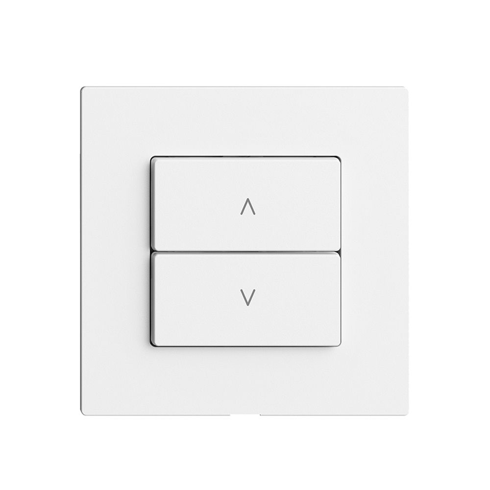 Commande pour interrupteur stores 1c/2t Edue Wiser blanc