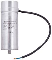 Condensateur ICAR MLR25U25120060138I-C 120µF 400V pour démarrage Ø60×161mm