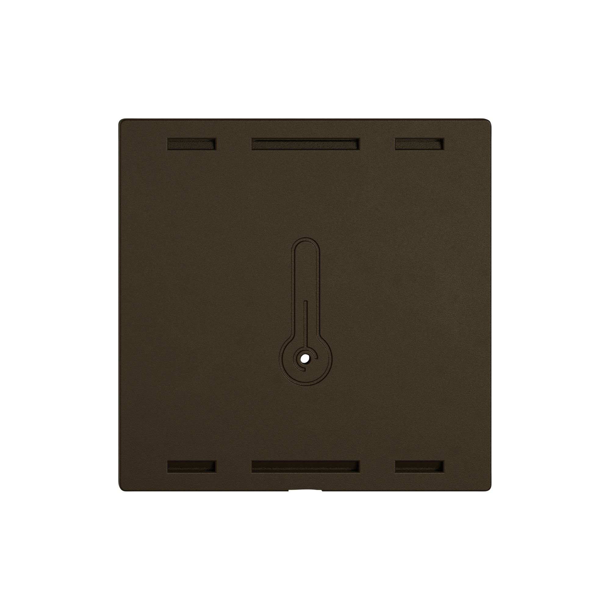 Abdeckset EDIZIO.liv Wiser SNAPFIX® für Raumtemperatursensor 60×60mm um