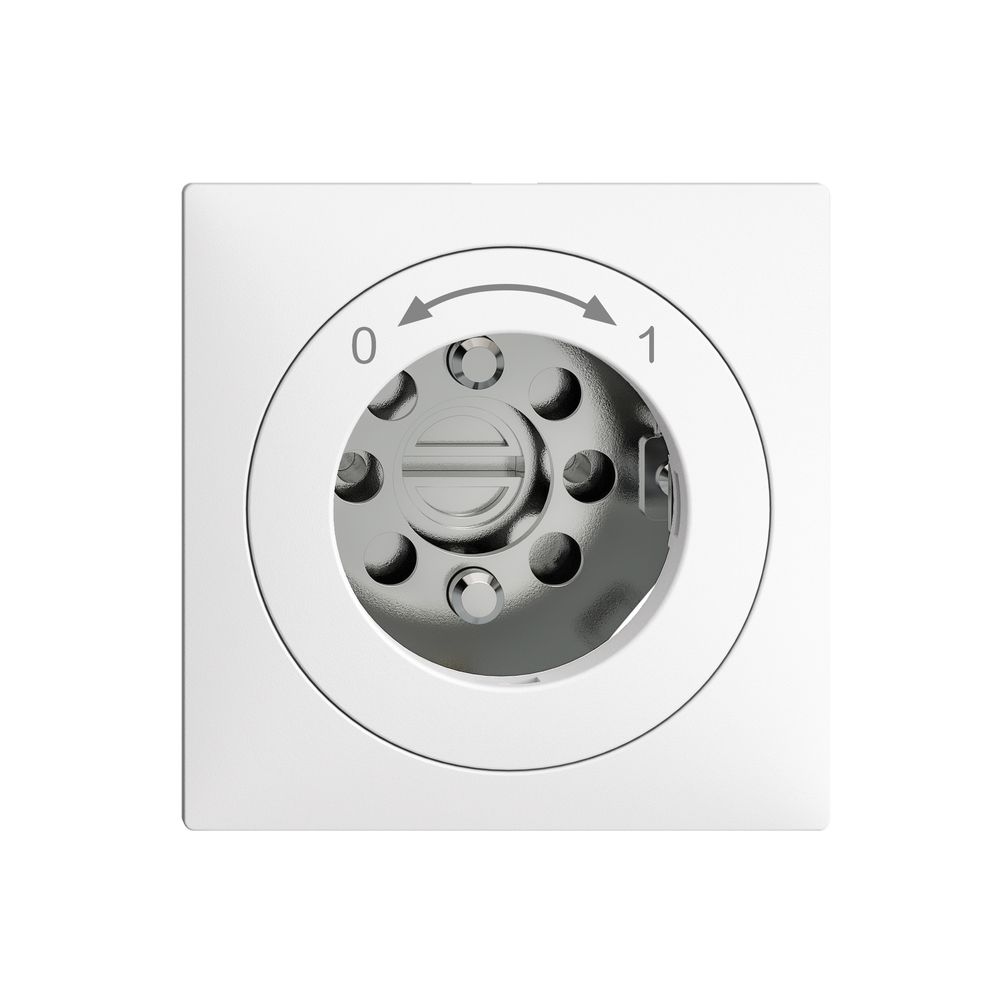 Contact pivotant ENC 0<-->1 EDIZIOdue blanc pour serrure, s.cyl.