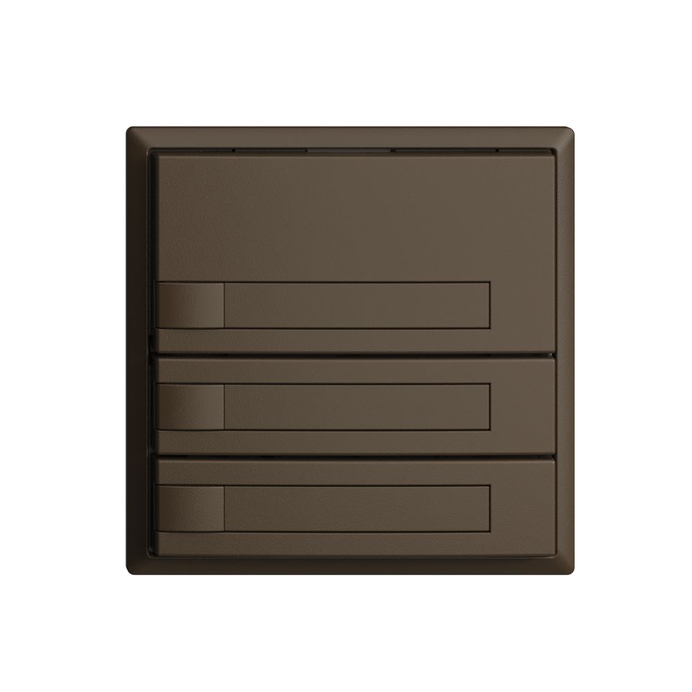 UP-Universaltaster 3×1T EDIZIOdue coffee, mit Papier, ohne LED