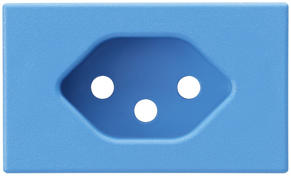 Piastra frontale per prisa FLF Hager 1×tipo 23 Z blu