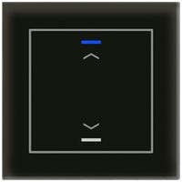 Pulsante KNX RGBW INC MDT BE-GTL10S.A1S 1t/2a vetro nero "persiana"