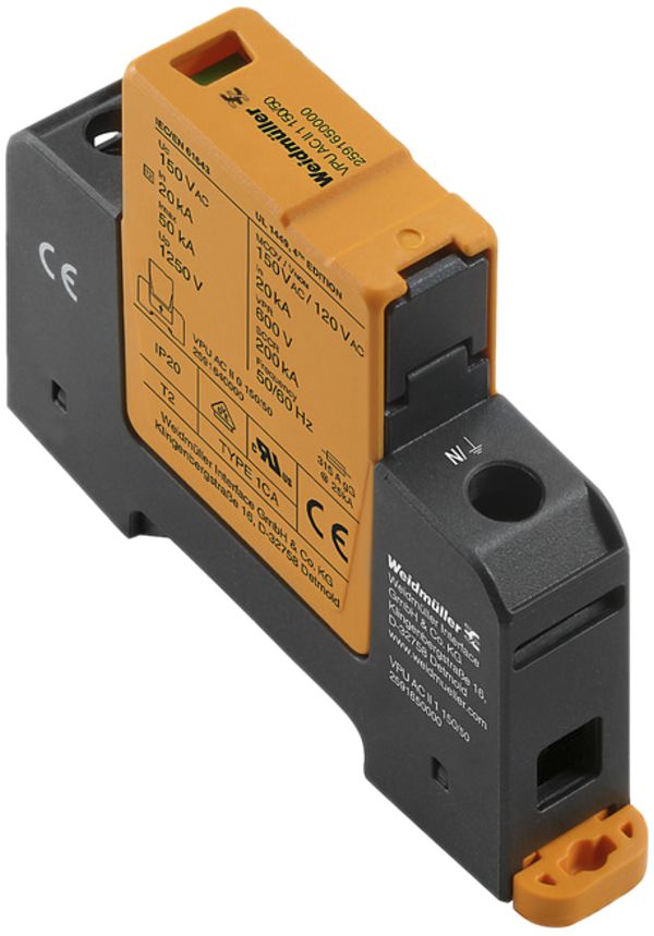Überspannungsableiter Weidmüller VPU AC II 1 150/50