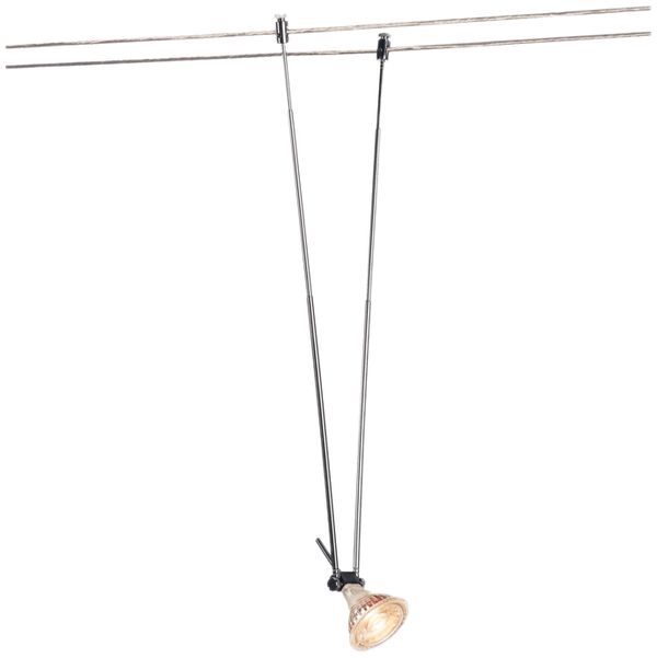 Proiettore SLV TELESKOP per TENSEO, GX5.3 20W IP20 cromo