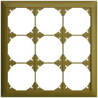 Abdeckrahmen EDIZIOdue 3×3 olive
