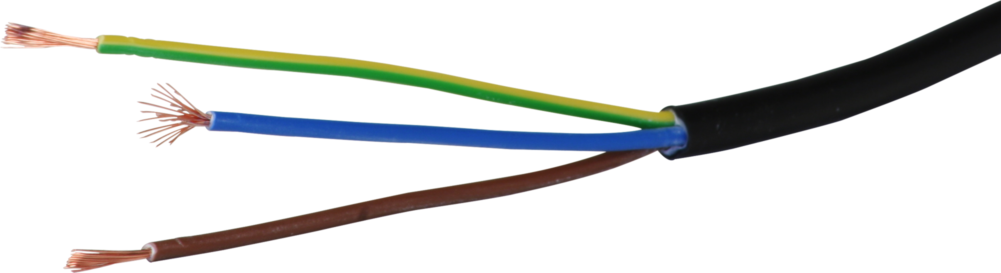 Cavo Tdlr 3×0.75 mm² LNPE nero Eca