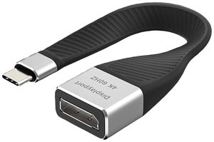 Adapterkabel ROLINE USB-C (USB 3.1) → DisplayPort 4K@60Hz schwarz 0.13m
