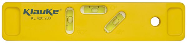 Livella a bolla per quadri elet-trici Klauke 200×42×17mm