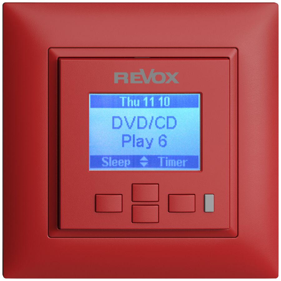 UP-Wanddisplay Revox EDIZIOdue berry