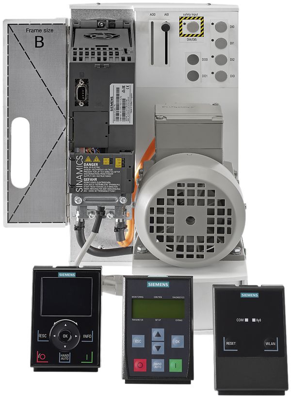 Trainingskoffer Siemens SINAMICS G120C 0.55kW, mit IOP-2/BOP-2/Motor