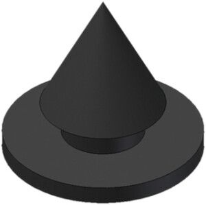 Gummifuss Ø12×1.2mm