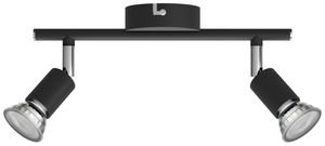 Spot Philips Limbali GU10 2×50W 324×130mm noir