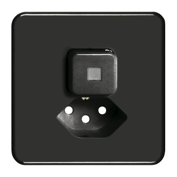 Kit frontale INC FH T13 nero 86×86mm con lente