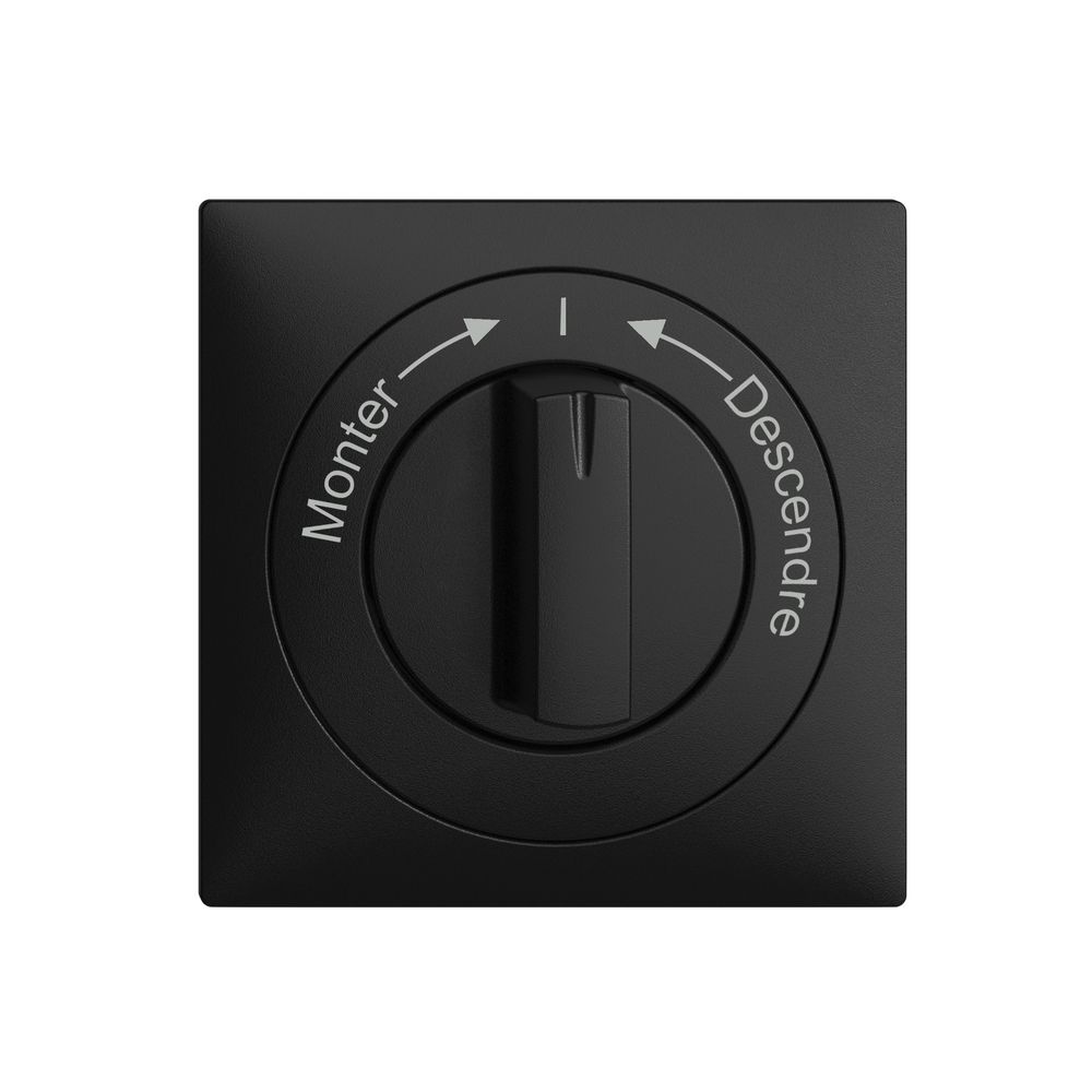 Kit frontale Monter->I<- Descendre EDIZIOdue nero 60×60mm