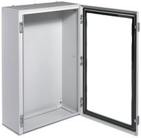 Coffret AP Hager Orion.Plus acier 500×800×250mm IP65 SKI panneton 2× grc porte