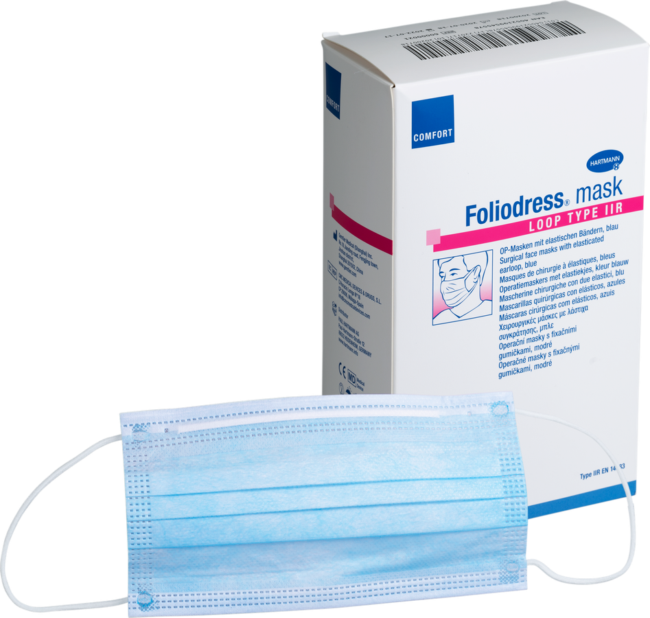 Schutzmaske / Hygienemaske Type IIR P, Pack à 50 Stk.