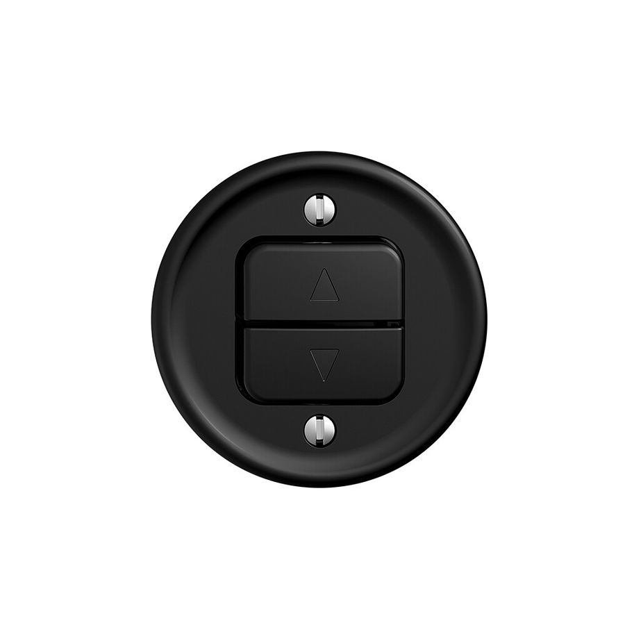 UP-Frontset STANDARDdue Q schwarz für Storentaster/-schalter