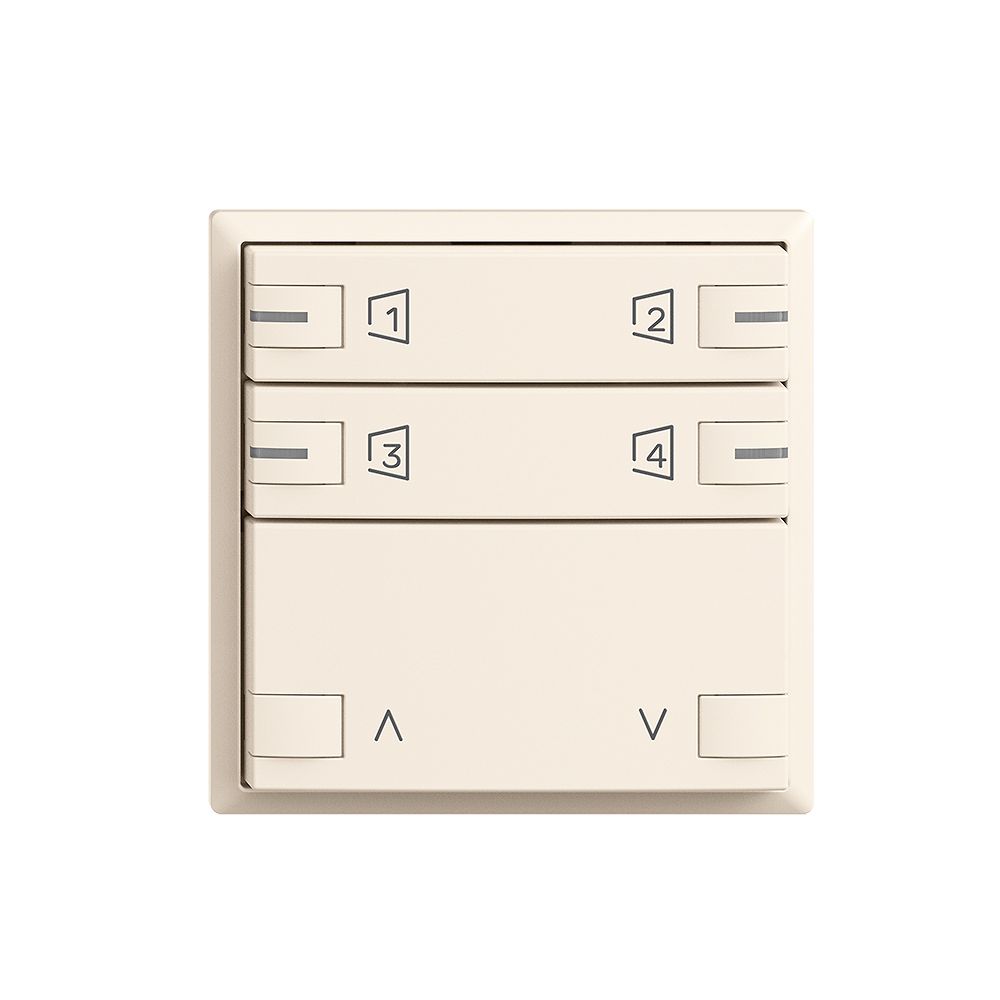 Kit montaggio Edue zeptrionAIR F, WLAN, Motor, RGB-LED, 2×tasto, 2×comman.crema