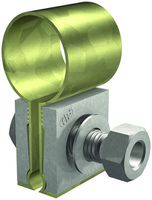 Collier pour tuyaux Flury AV 9 Cu zingué, tube max.Ø 42.4mm